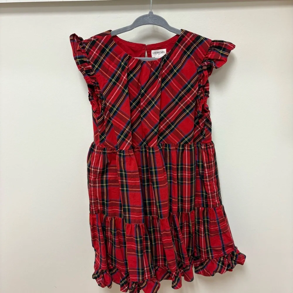 J. Crew Plaid Kids Dress